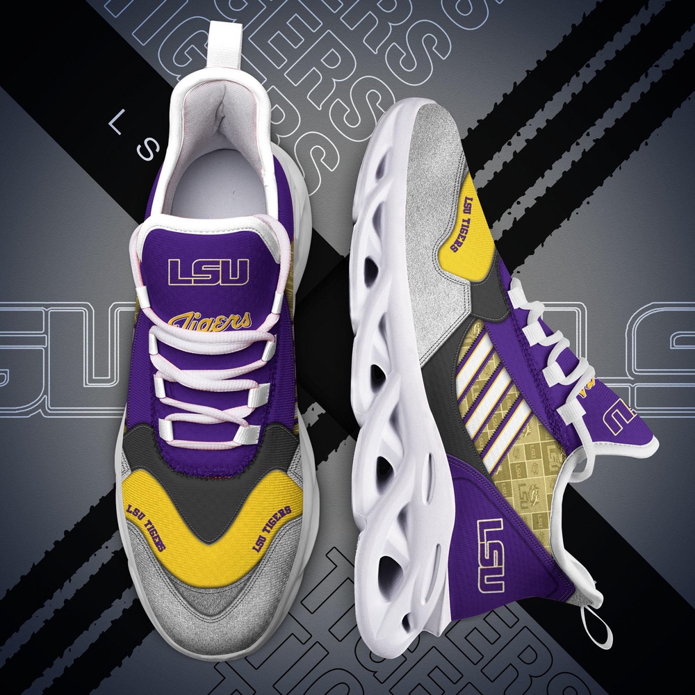 Customized NCAA LSU TIGERS Sneaker Max Soul Shoes Sporty Soul
