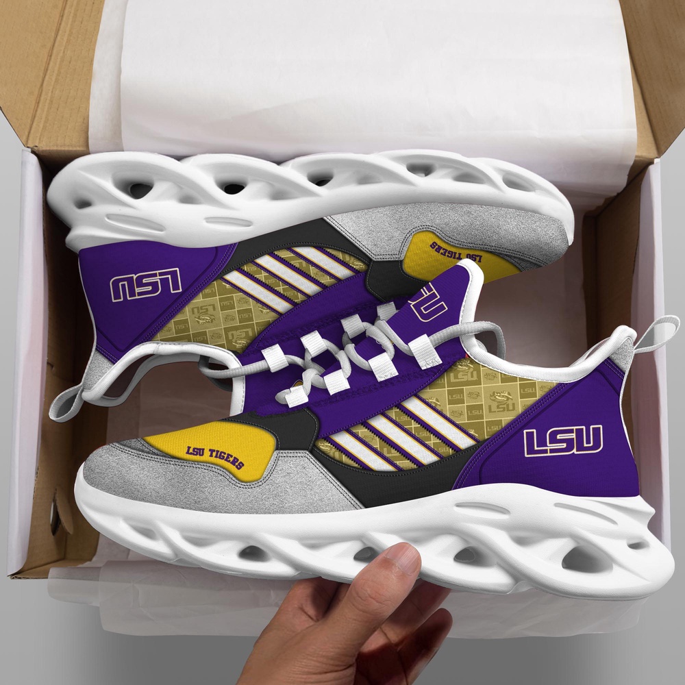 Customized NCAA LSU TIGERS Sneaker Max Soul Shoes Sporty Soul