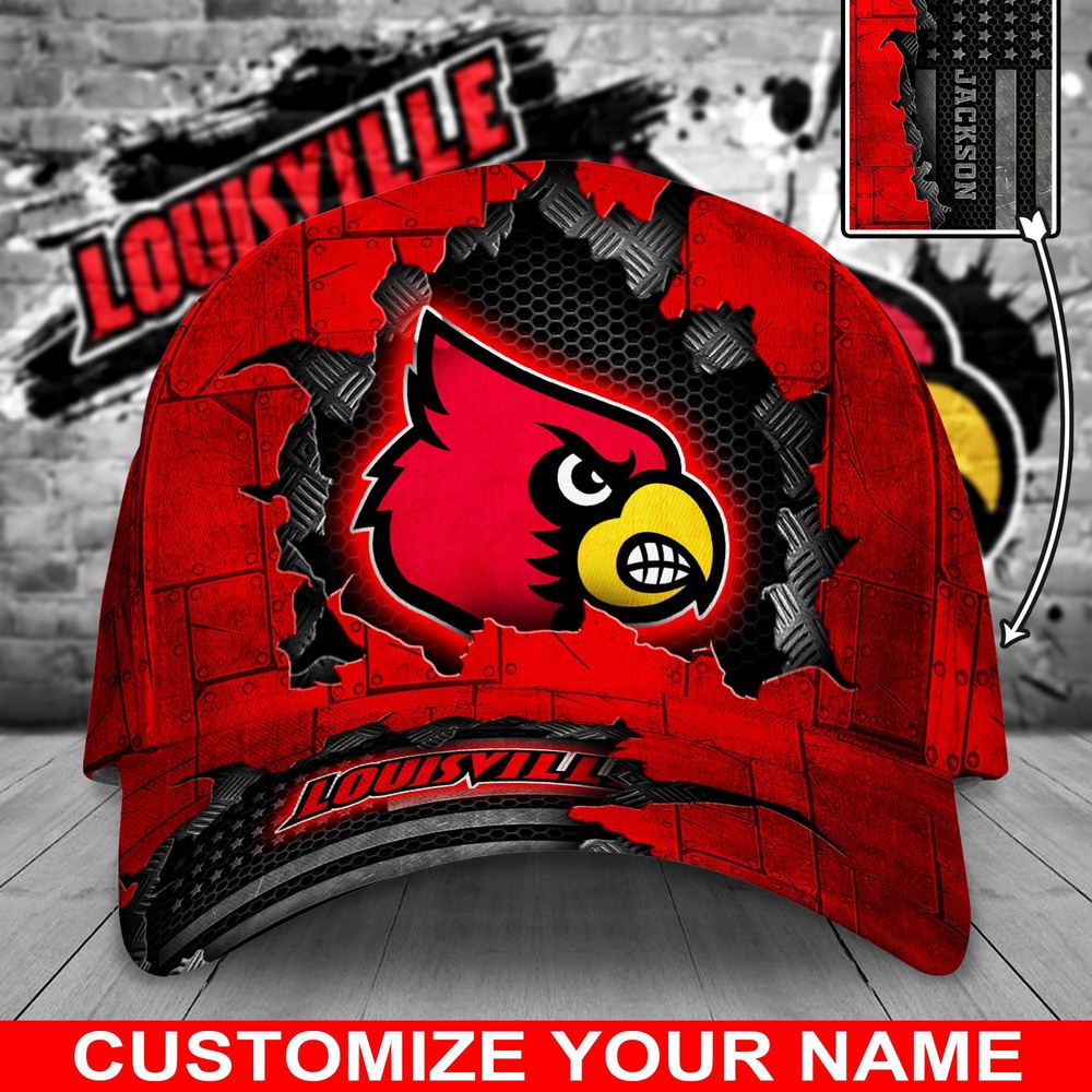 Customized NCAA Louisville Cardinals Baseball Cap Champion Comfort Fashion