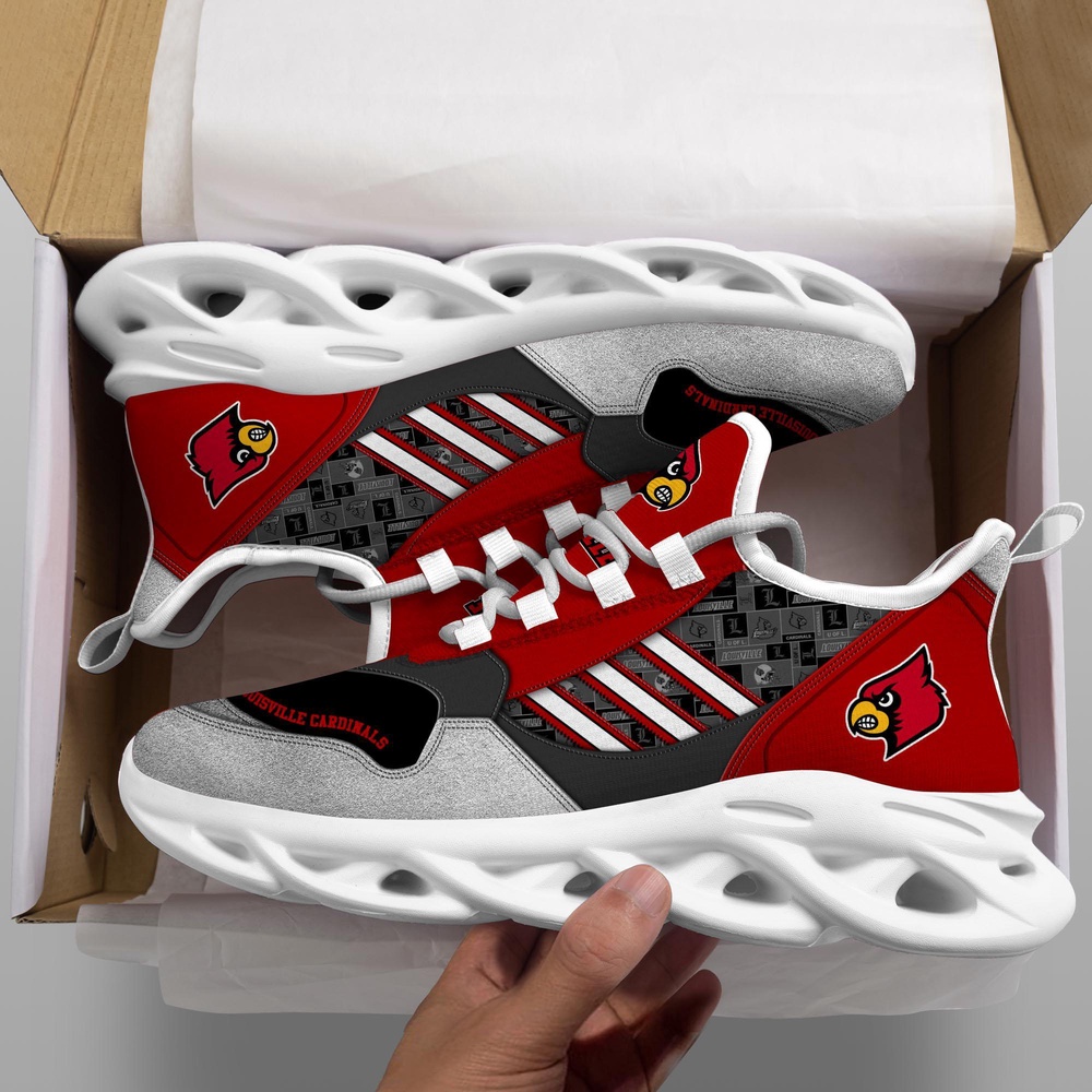 Customized NCAA Louisville Cardinals Sneaker Max Soul Shoes Stride Elegance Parade