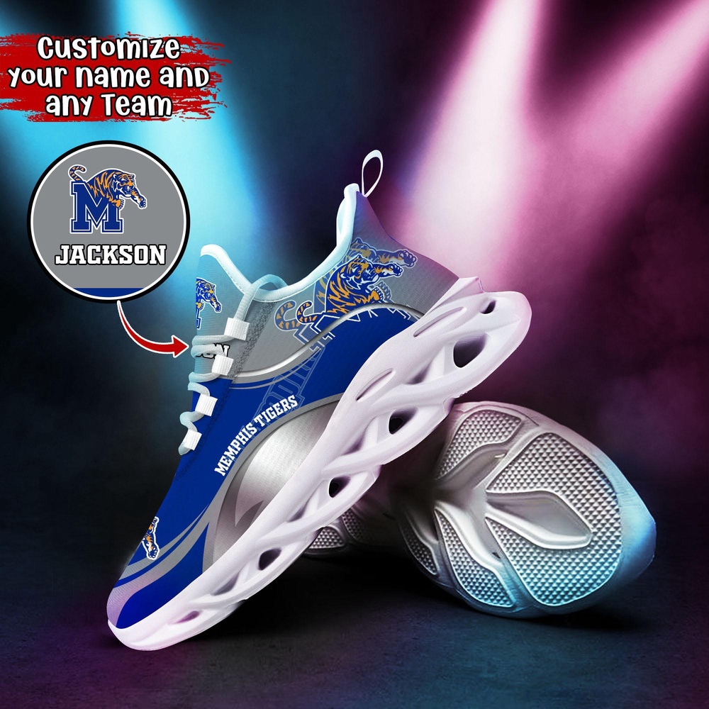 Customized NCAA Memphis Tigers Sneaker Max Soul Shoes Max Soul Motion