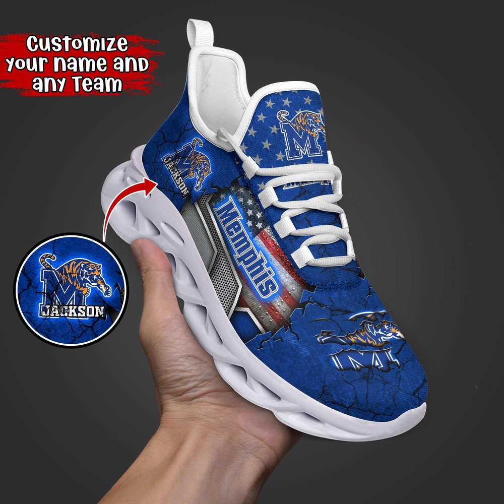 Customized NCAA Memphis Tigers Sneaker Max Soul Shoes Stride In Style Customized NCAA Memphis Tigers Sneaker Max Soul Shoes Stride In Style
