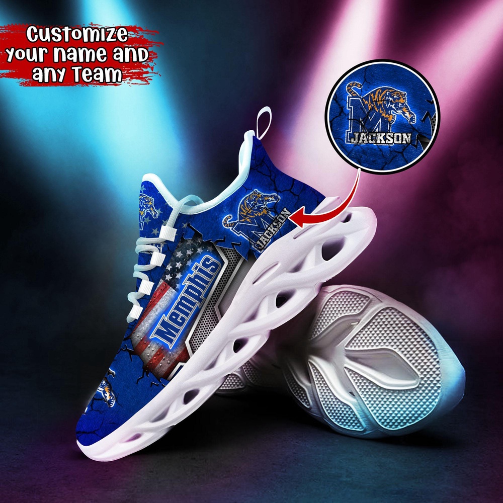 Customized NCAA Memphis Tigers Sneaker Max Soul Shoes Stride In Style Customized NCAA Memphis Tigers Sneaker Max Soul Shoes Stride In Style
