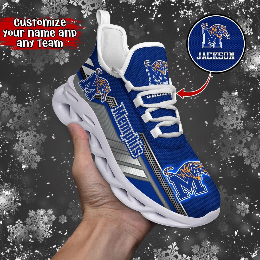 Customized NCAA Memphis Tigers Sneaker Max Soul Shoes Stride Stylishly Customized NCAA Memphis Tigers Sneaker Max Soul Shoes Stride Stylishly