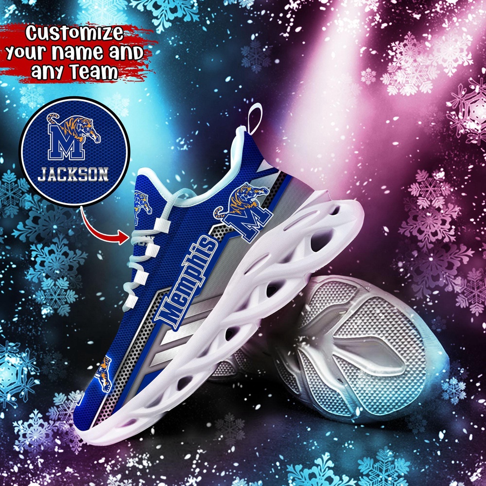 Customized NCAA Memphis Tigers Sneaker Max Soul Shoes Stride Stylishly Customized NCAA Memphis Tigers Sneaker Max Soul Shoes Stride Stylishly