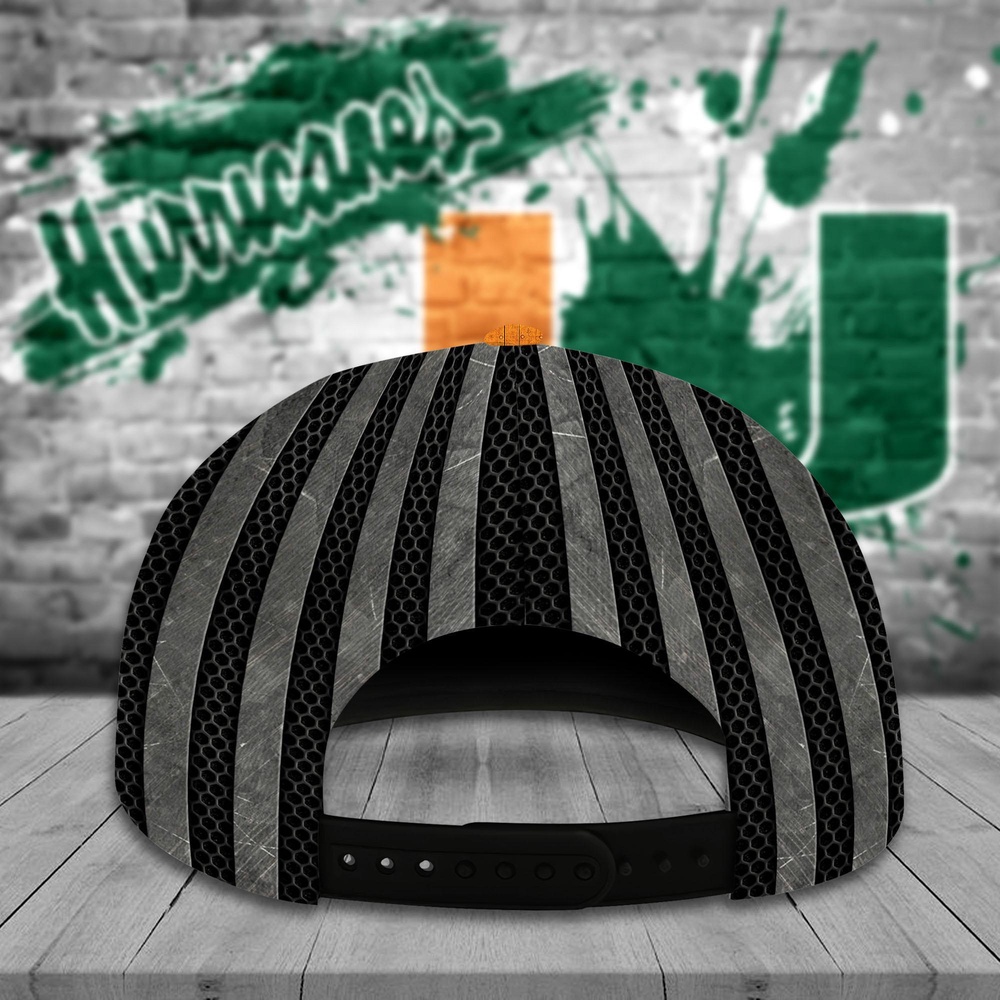 Customized NCAA Miami Hurricanes Baseball Cap Glamorous Hat Bliss