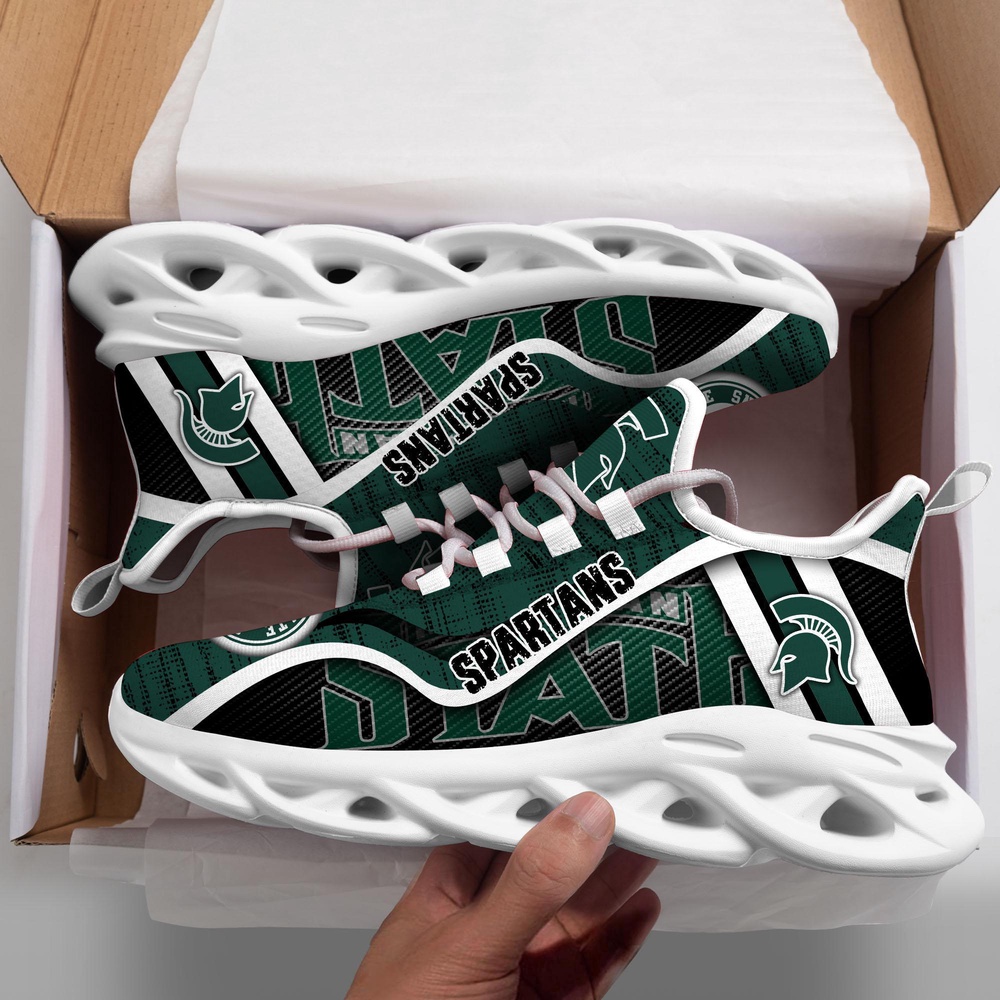 Customized NCAA Michigan State Spartans Sneaker Max Soul Shoes Stride Into Elegance Customized NCAA Michigan State Spartans Sneaker Max Soul Shoes Stride Into Elegance