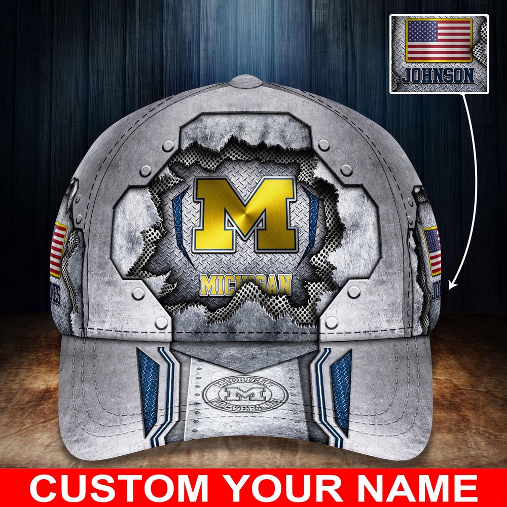 Customized NCAA Michigan Wolverines Baseball Cap Sleek Layers of Style Customized NCAA Michigan Wolverines Baseball Cap Sleek Layers of Style
