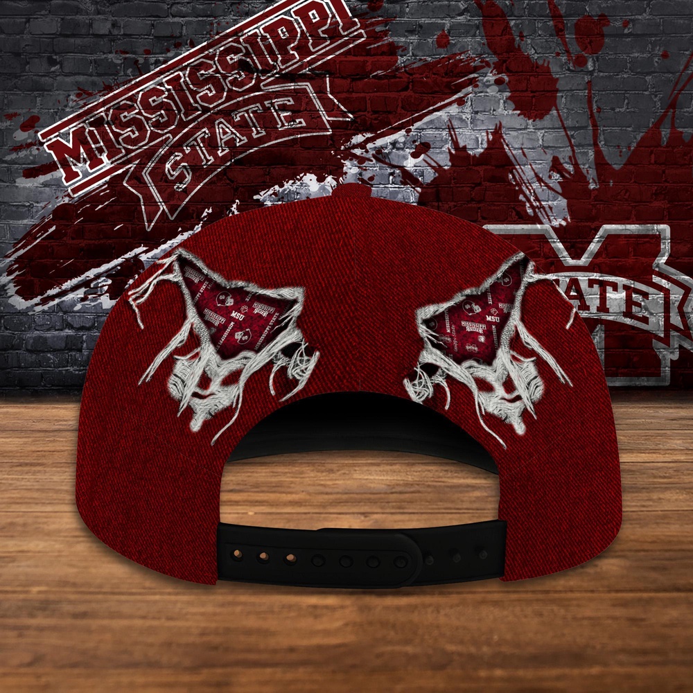 Customized NCAA Mississippi State Bulldogs Baseball Cap Chic Vibes in Headwear Customized NCAA Mississippi State Bulldogs Baseball Cap Chic Vibes in Headwear