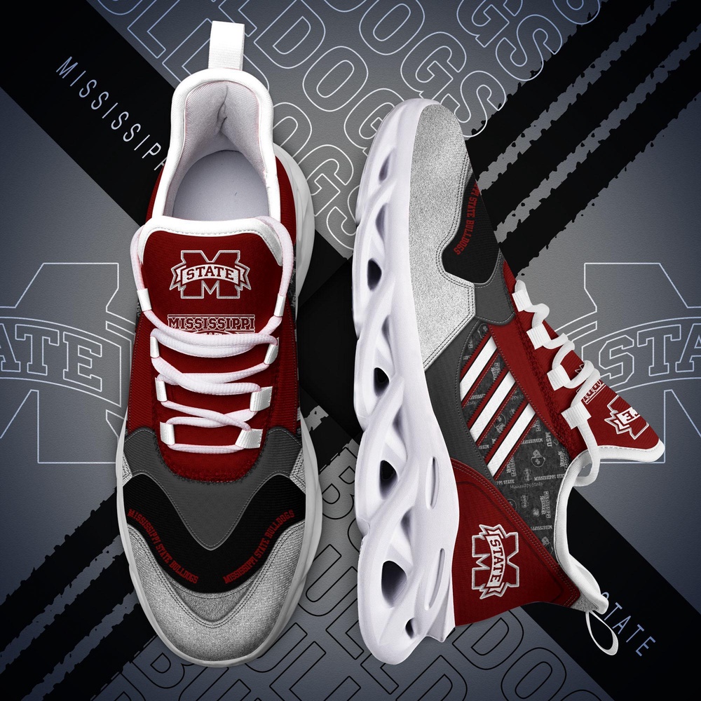 Customized NCAA Mississippi State Bulldogs Sneaker Max Soul Shoes Sporty Soul
