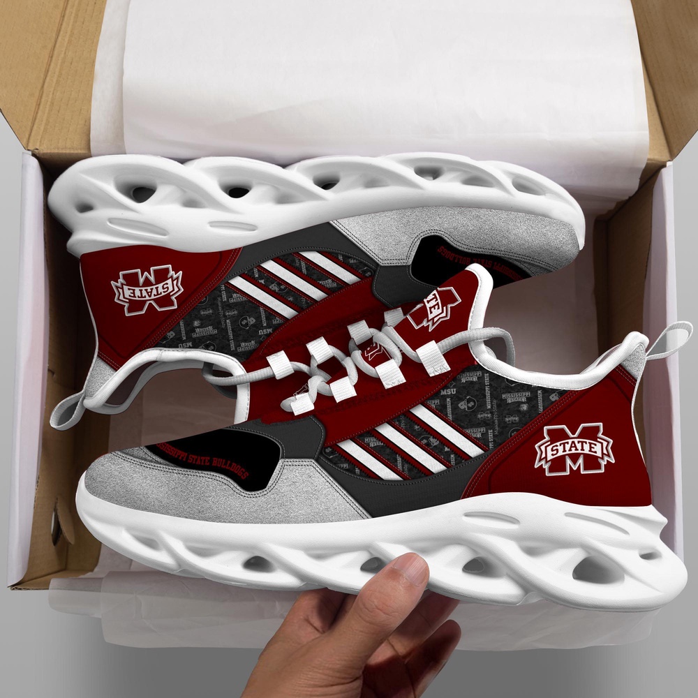 Customized NCAA Mississippi State Bulldogs Sneaker Max Soul Shoes Sporty Soul