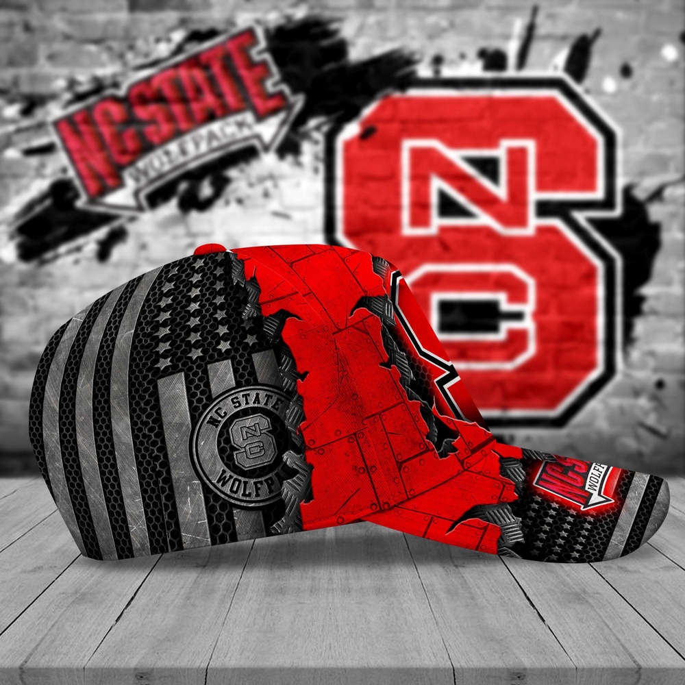 Customized NCAA NC State Wolfpack Baseball Cap Comfy Magic Headpiece