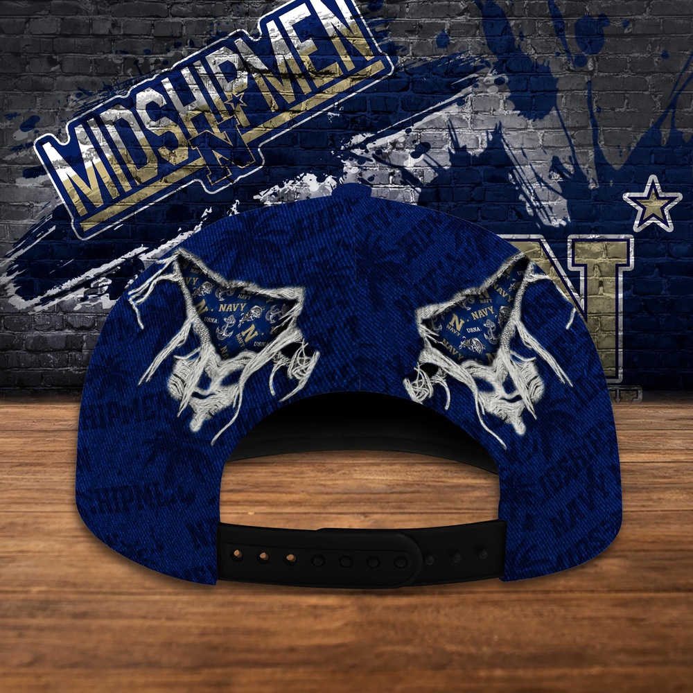 Customized NCAA Navy Midshipmen Baseball Cap Sleek Layers Of Bliss