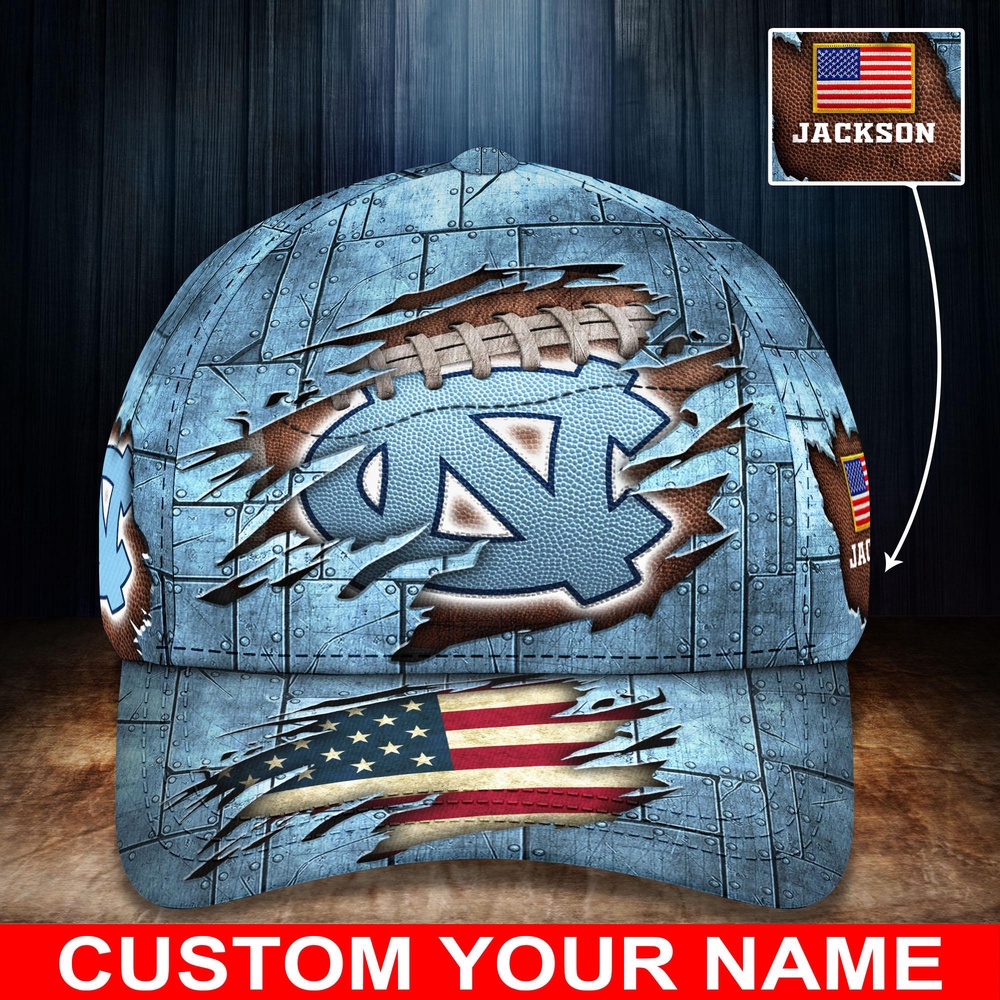 Customized NCAA North Carolina Tar Heels Baseball Cap Forward Streetwear Vibes Customized NCAA North Carolina Tar Heels Baseball Cap Forward Streetwear Vibes