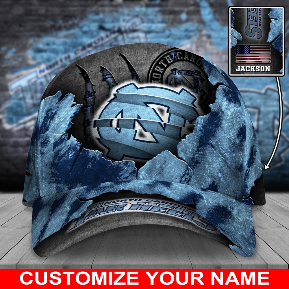 Customized NCAA North Carolina Tar Heels Baseball Cap Sleek Trends Parade