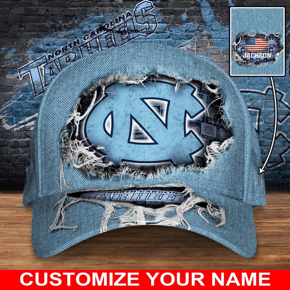 Customized NCAA North Carolina Tar Heels Baseball Cap Trendsetting Threads Fashion Customized NCAA North Carolina Tar Heels Baseball Cap Trendsetting Threads Fashion