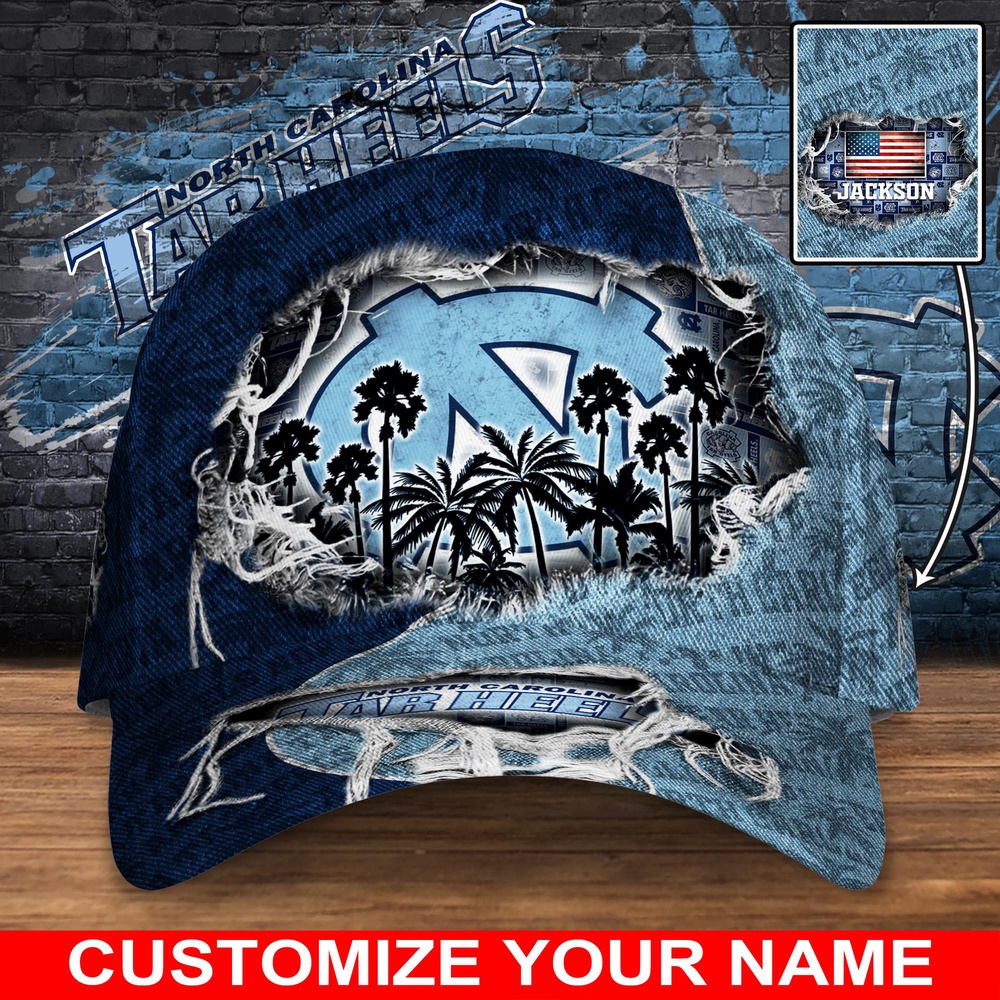 Customized NCAA North Carolina Tar Heels Baseball Cap Trendy Hat Bliss