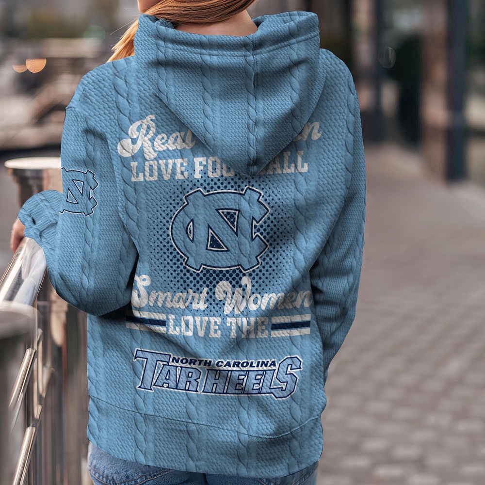 Customized NCAA North Carolina Tar Heels Hoodie 3D Athletic Elegance For Fans Customized NCAA North Carolina Tar Heels Hoodie 3D Athletic Elegance For Fans