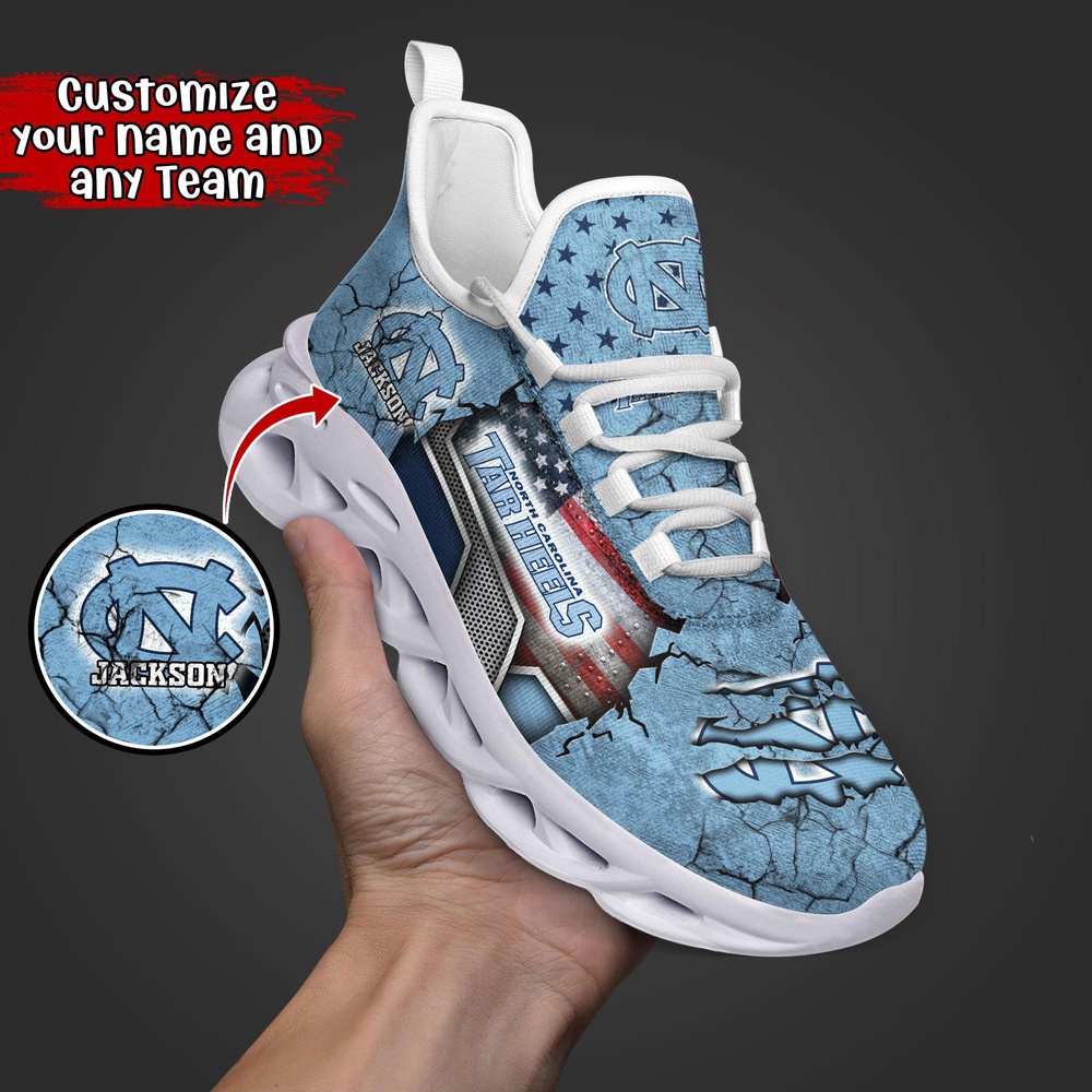 Customized NCAA North Carolina Tar Heels Sneaker Max Soul Shoes Sneaker Elegance Fusion Customized NCAA North Carolina Tar Heels Sneaker Max Soul Shoes Sneaker Elegance Fusion