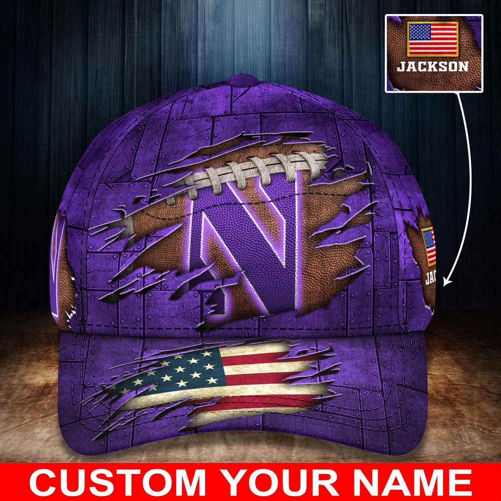Customized NCAA Northwestern Wildcats Baseball Cap Casual Elegance Threads Customized NCAA Northwestern Wildcats Baseball Cap Casual Elegance Threads