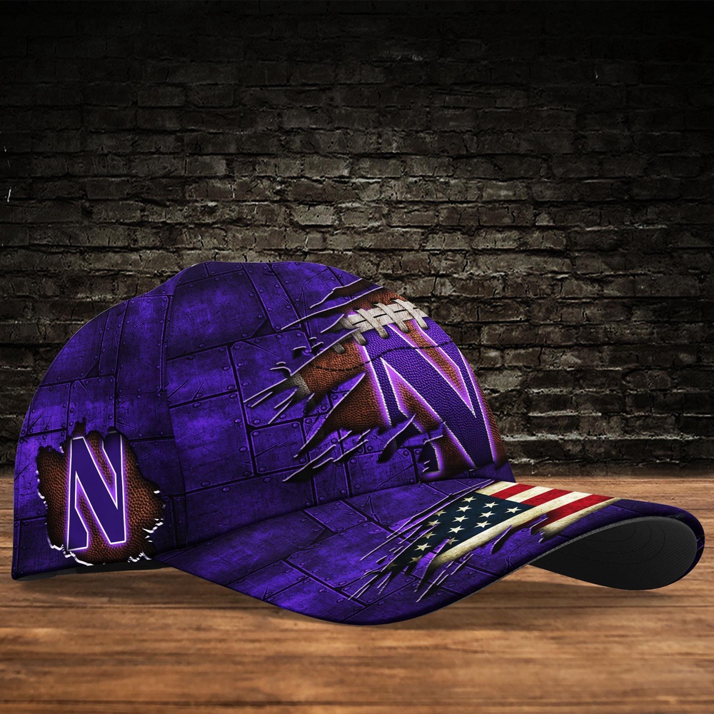 Customized NCAA Northwestern Wildcats Baseball Cap Casual Elegance Threads Customized NCAA Northwestern Wildcats Baseball Cap Casual Elegance Threads