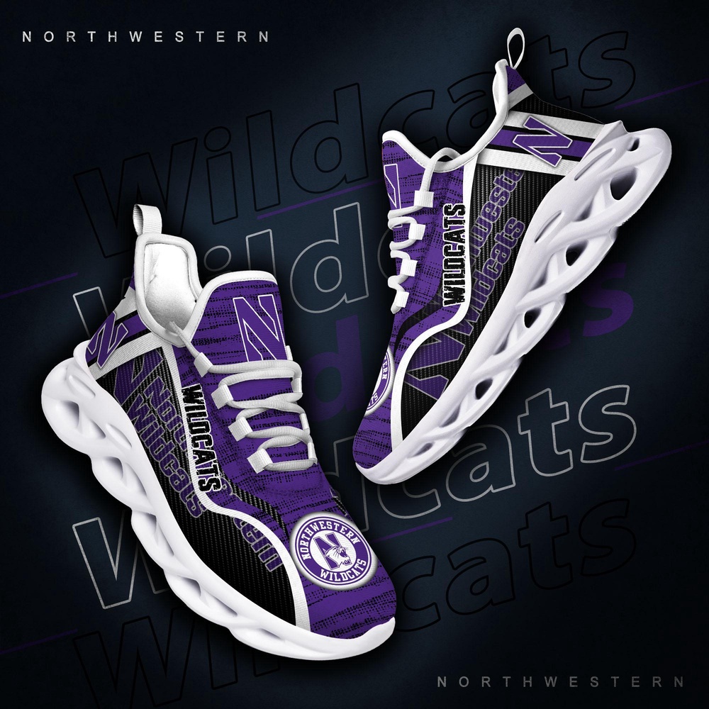 Customized NCAA Northwestern Wildcats Sneaker Max Soul Shoes Stride Into Elegance Customized NCAA Northwestern Wildcats Sneaker Max Soul Shoes Stride Into Elegance