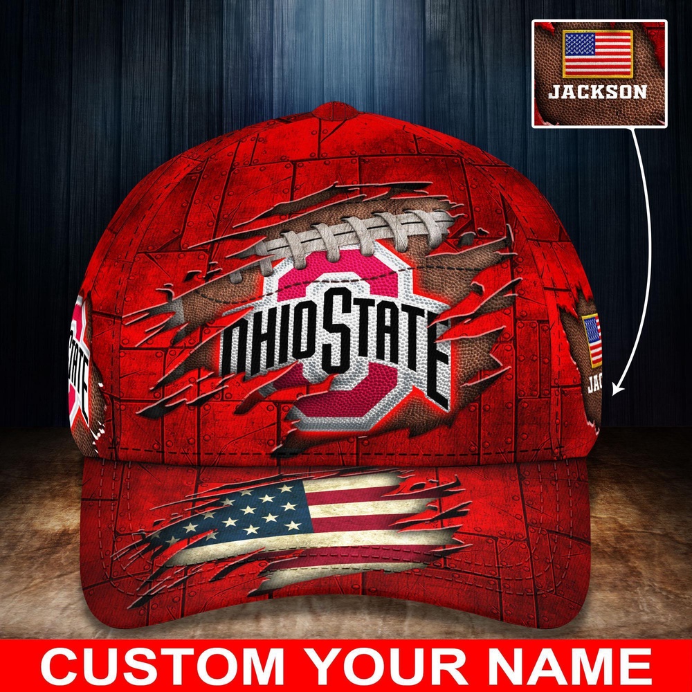 Customized NCAA Ohio State Buckeyes Baseball Cap Casual Elegance Threads Customized NCAA Ohio State Buckeyes Baseball Cap Casual Elegance Threads