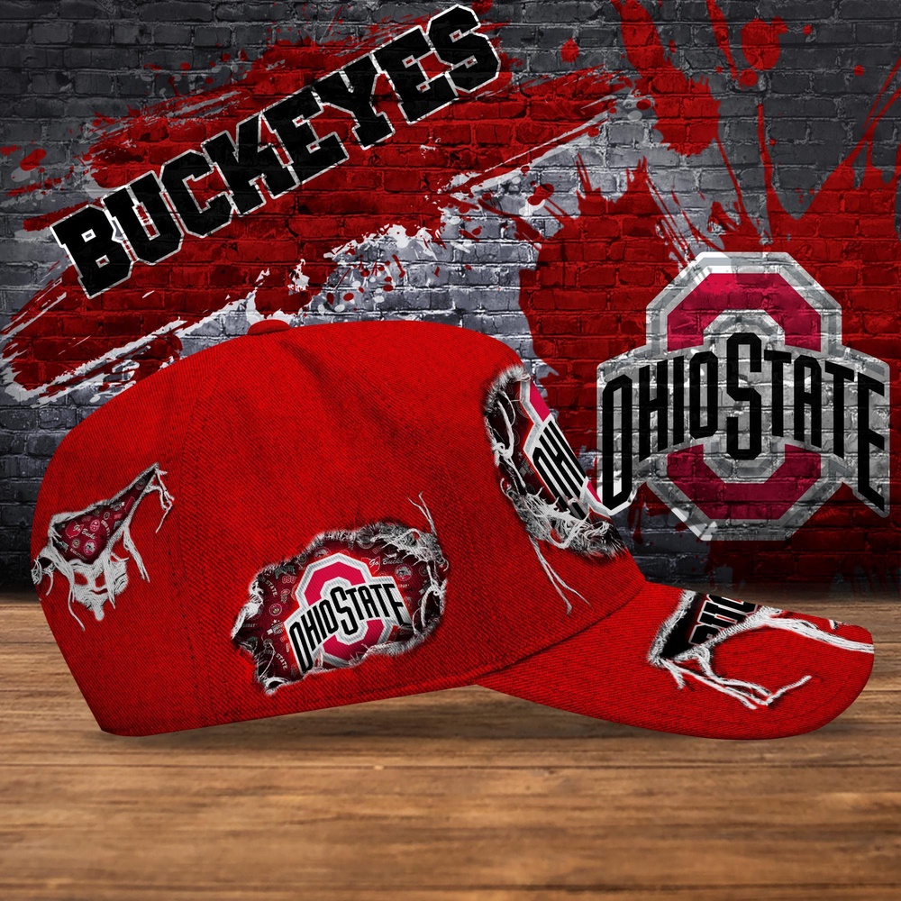 Customized NCAA Ohio State Buckeyes Baseball Cap Chic Vibes in Headwear Customized NCAA Ohio State Buckeyes Baseball Cap Chic Vibes in Headwear