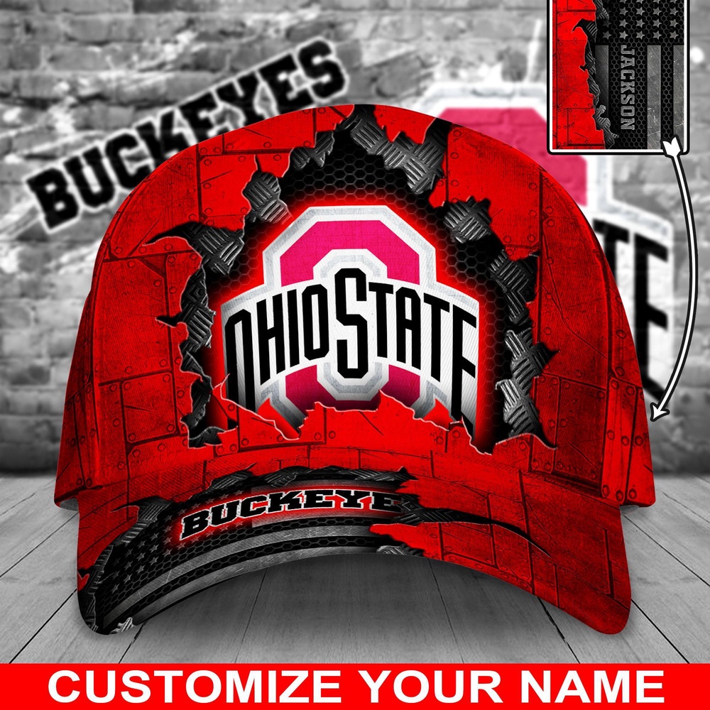 Customized NCAA Ohio State Buckeyes Baseball Cap Glamorous Hat Bliss Customized NCAA Ohio State Buckeyes Baseball Cap Glamorous Hat Bliss