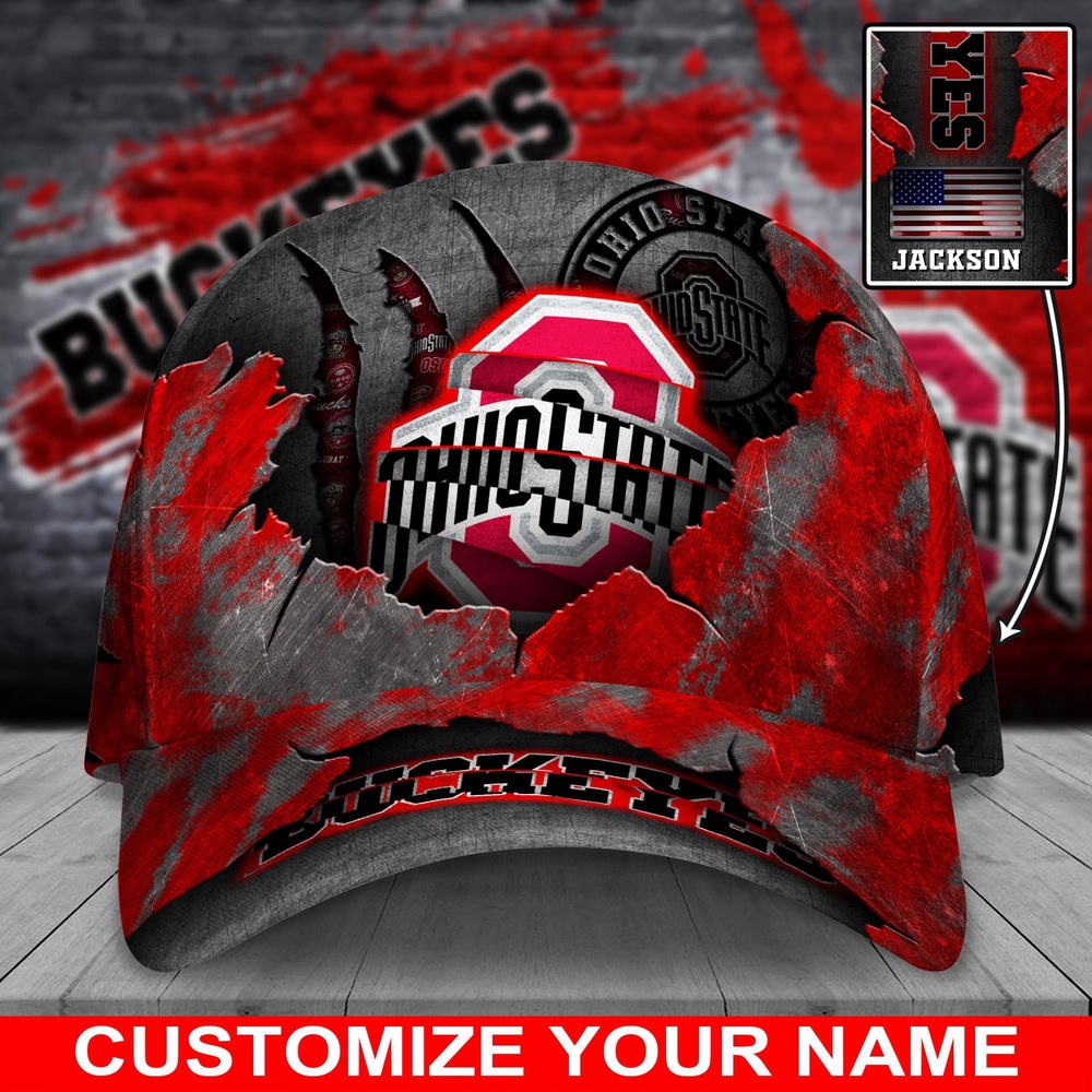 Customized NCAA Ohio State Buckeyes Baseball Cap Signature Urban Style