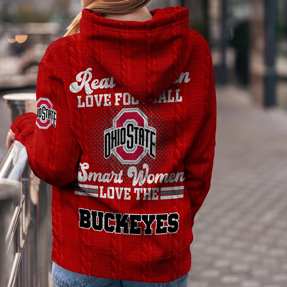 Customized NCAA Ohio State Buckeyes Hoodie 3D Chic Campus Layers For Fans