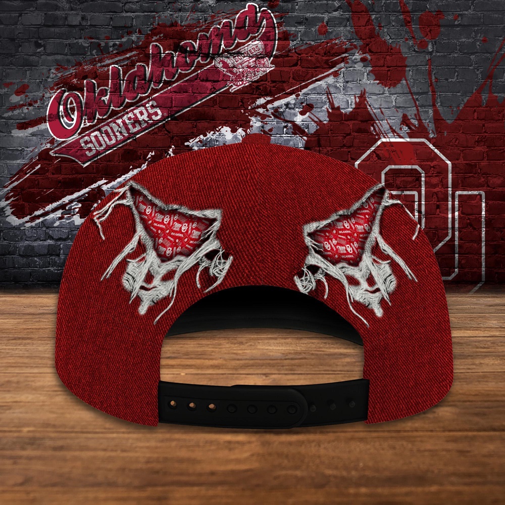 Customized NCAA Oklahoma Sooners Baseball Cap Chic Vibes in Headwear Customized NCAA Oklahoma Sooners Baseball Cap Chic Vibes in Headwear