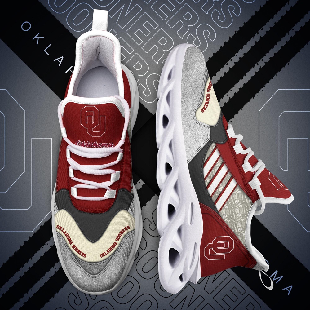 Customized NCAA Oklahoma Sooners Sneaker Max Soul Shoes Sporty Soul Customized NCAA Oklahoma Sooners Sneaker Max Soul Shoes Sporty Soul