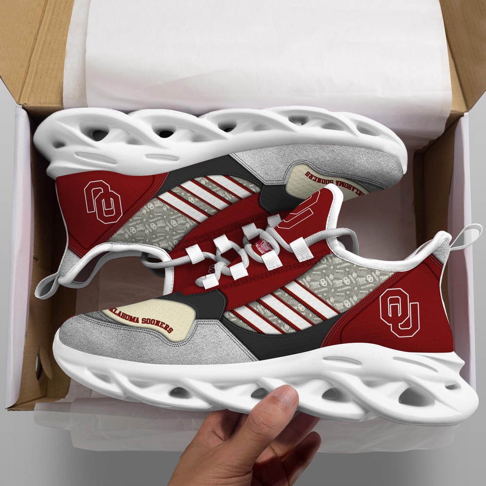 Customized NCAA Oklahoma Sooners Sneaker Max Soul Shoes Sporty Soul Customized NCAA Oklahoma Sooners Sneaker Max Soul Shoes Sporty Soul