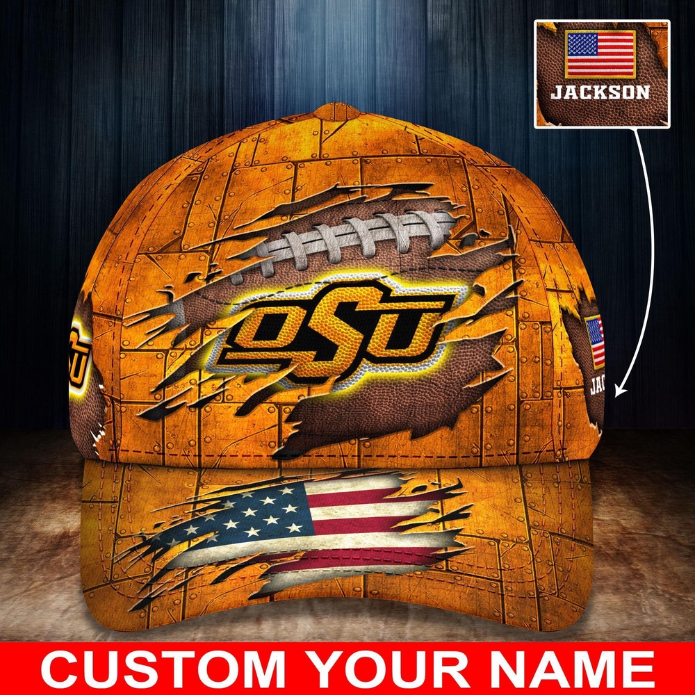 Customized NCAA Oklahoma State Cowboys Baseball Cap Casual Elegance Threads Customized NCAA Oklahoma State Cowboys Baseball Cap Casual Elegance Threads