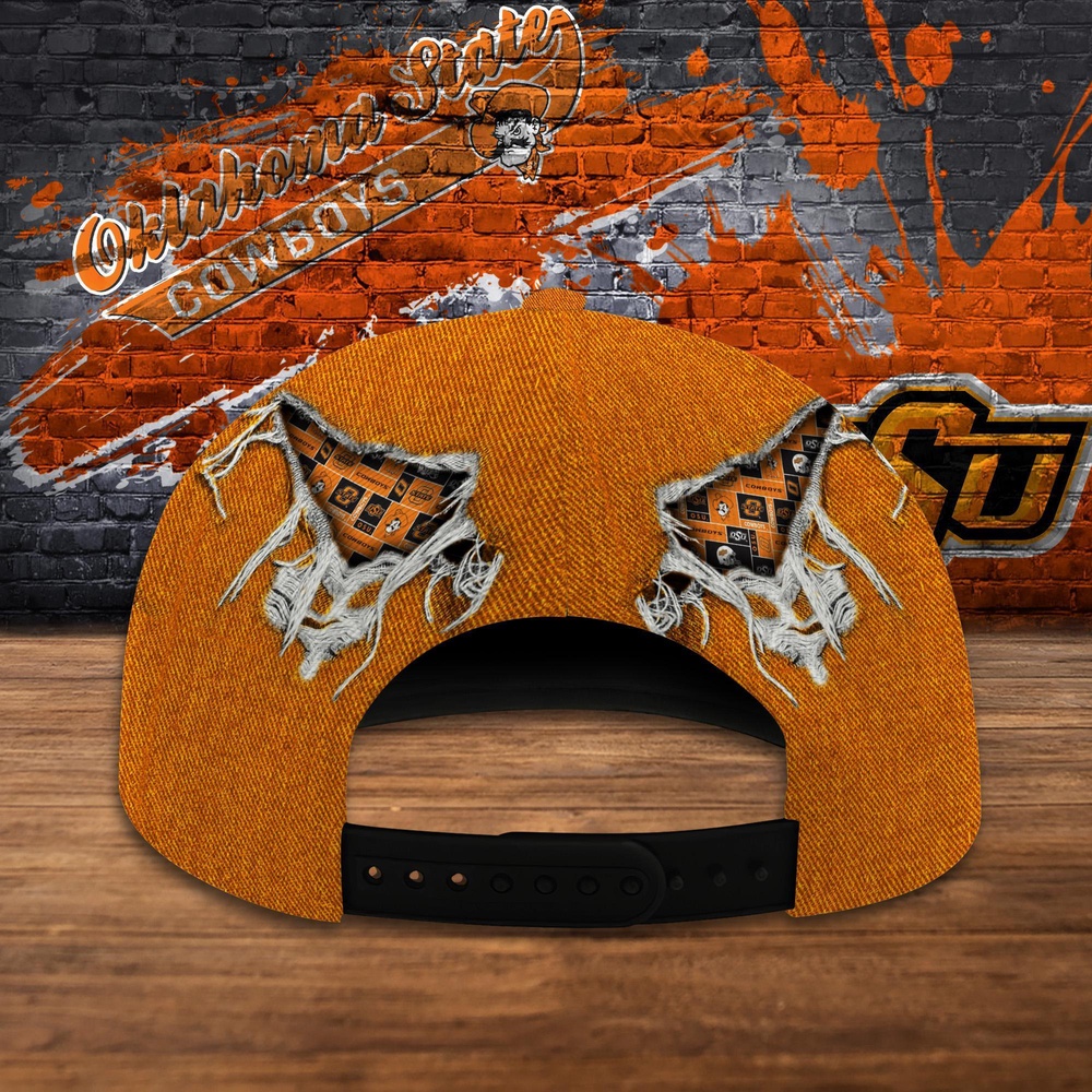 Customized NCAA Oklahoma State Cowboys Baseball Cap Chic Vibes in Headwear Customized NCAA Oklahoma State Cowboys Baseball Cap Chic Vibes in Headwear