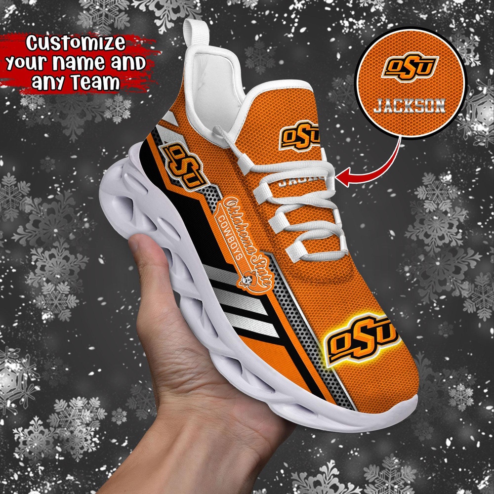 Customized NCAA Oklahoma State Cowboys Sneaker Max Soul Shoes Stride Stylishly Customized NCAA Oklahoma State Cowboys Sneaker Max Soul Shoes Stride Stylishly