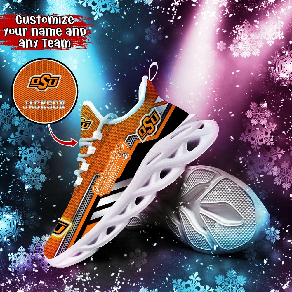 Customized NCAA Oklahoma State Cowboys Sneaker Max Soul Shoes Stride Stylishly Customized NCAA Oklahoma State Cowboys Sneaker Max Soul Shoes Stride Stylishly
