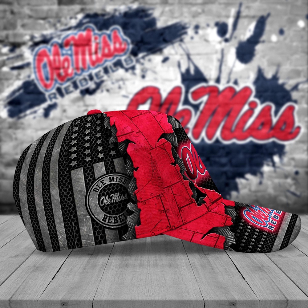 Customized NCAA Ole Miss Rebels Baseball Cap Champion Comfort Fashion Customized NCAA Ole Miss Rebels Baseball Cap Champion Comfort Fashion