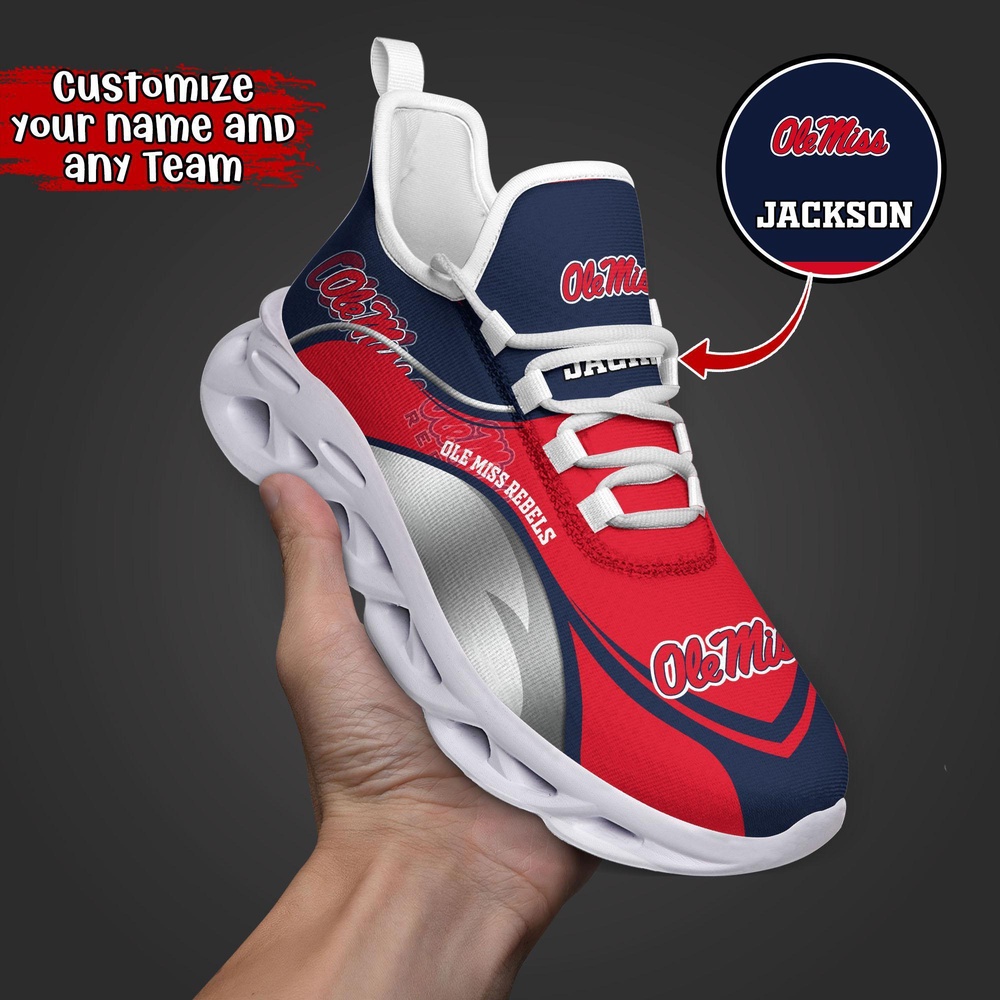 Customized NCAA Ole Miss Rebels Sneaker Max Soul Shoes Comfortable For Every Occasion Customized NCAA Ole Miss Rebels Sneaker Max Soul Shoes Comfortable For Every Occasion