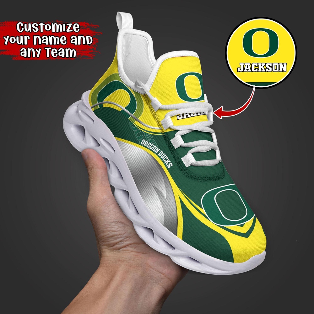 Customized NCAA Oregon Ducks Sneaker Max Soul Shoes Comfortable For Every Occasion Customized NCAA Oregon Ducks Sneaker Max Soul Shoes Comfortable For Every Occasion