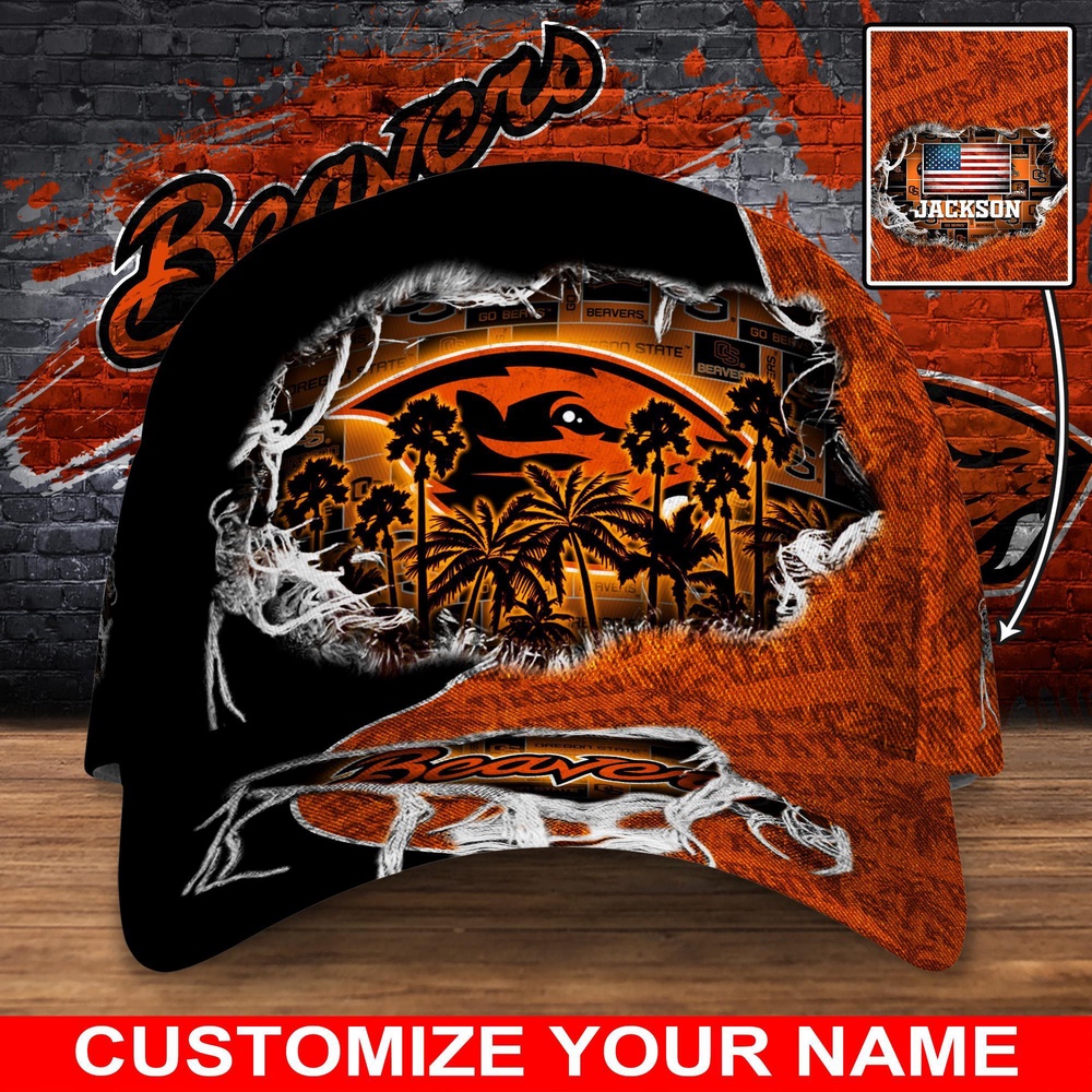 Customized NCAA Oregon State Beavers Baseball Cap Trendy Hat Bliss Customized NCAA Oregon State Beavers Baseball Cap Trendy Hat Bliss