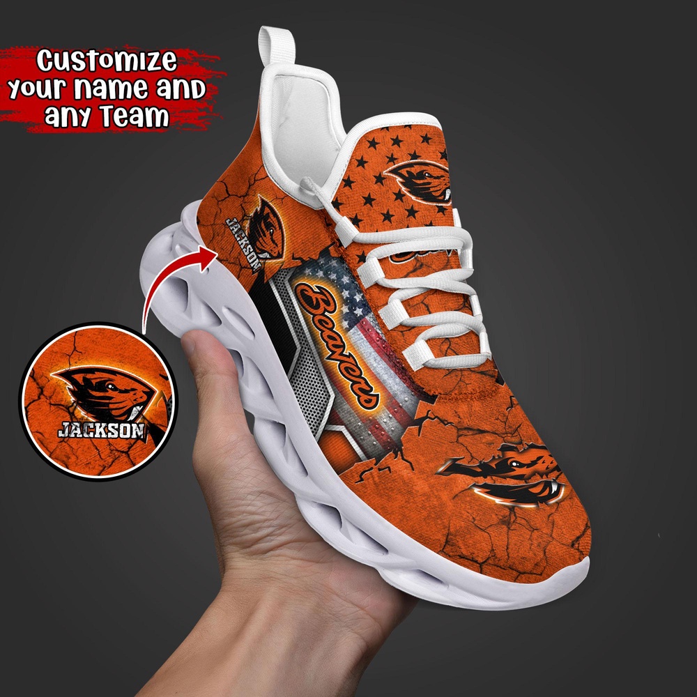 Customized NCAA Oregon State Beavers Sneaker Max Soul Shoes Sneaker Elegance Fusion Customized NCAA Oregon State Beavers Sneaker Max Soul Shoes Sneaker Elegance Fusion