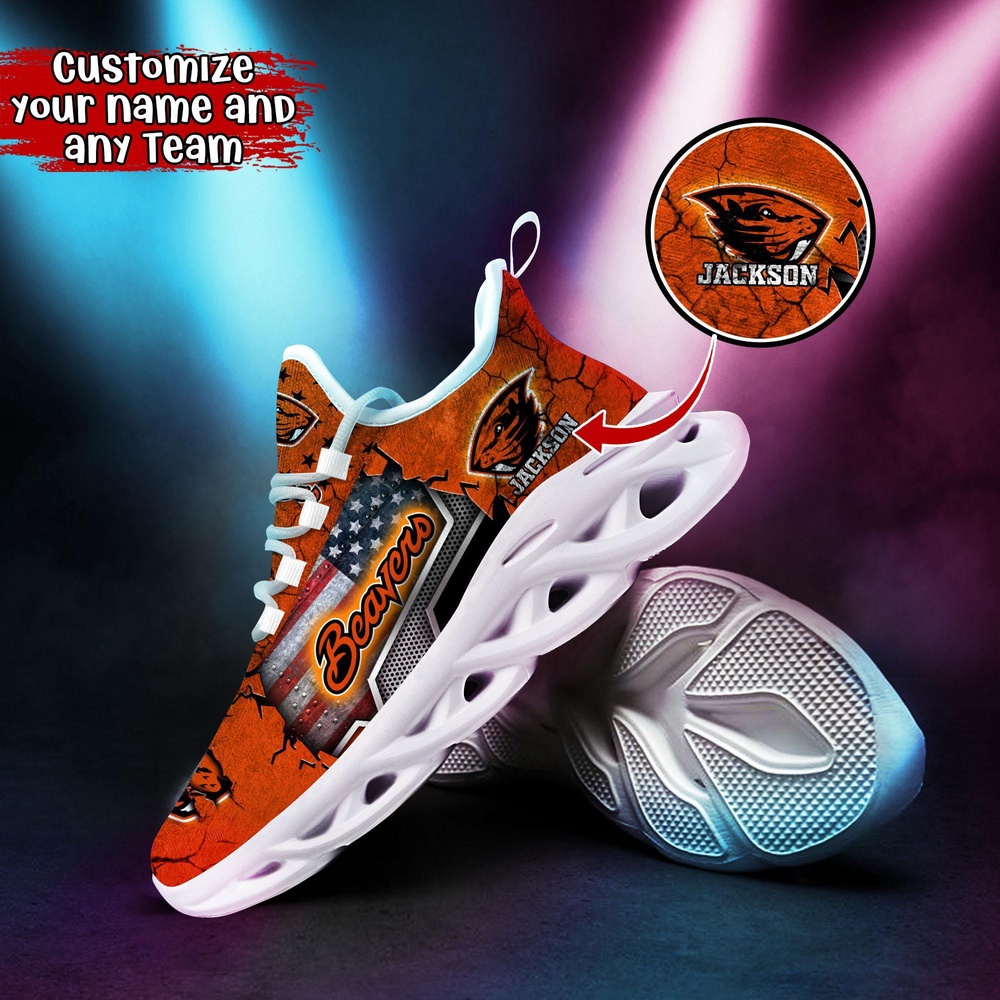 Customized NCAA Oregon State Beavers Sneaker Max Soul Shoes Sneaker Elegance Fusion Customized NCAA Oregon State Beavers Sneaker Max Soul Shoes Sneaker Elegance Fusion