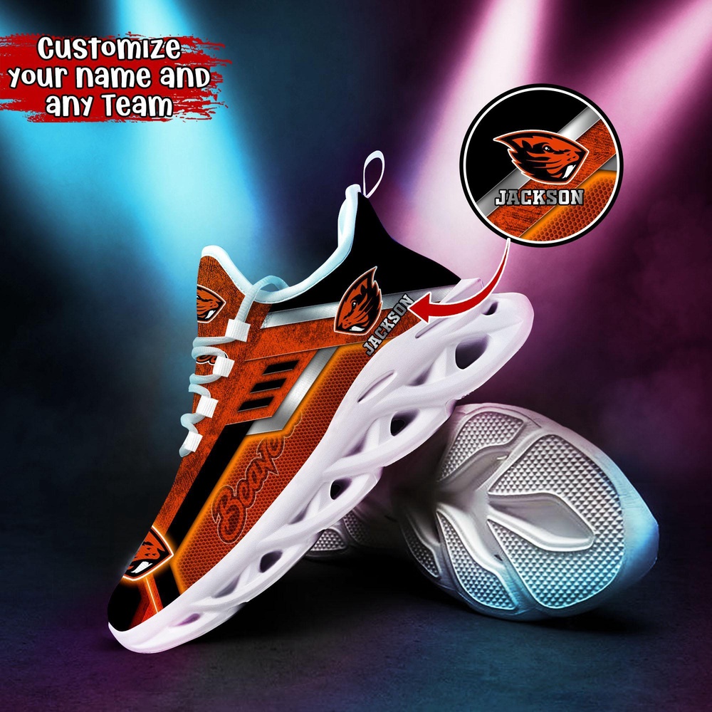 Customized NCAA Oregon State Beavers Sneaker Max Soul Shoes Soulful Steps