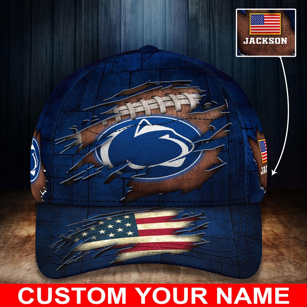 Customized NCAA Penn State Nittany Lions Baseball Cap Casual Elegance Threads
