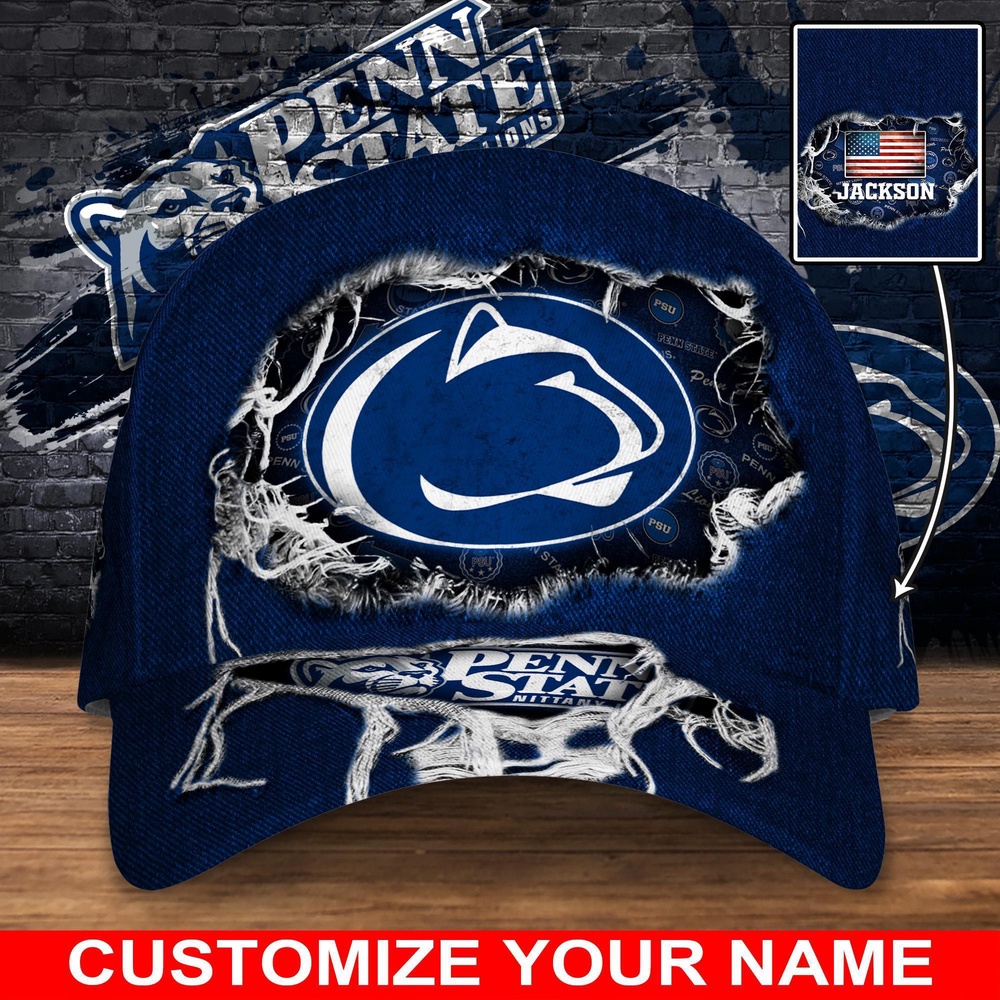 Customized NCAA Penn State Nittany Lions Baseball Cap Chic Vibes in Headwear