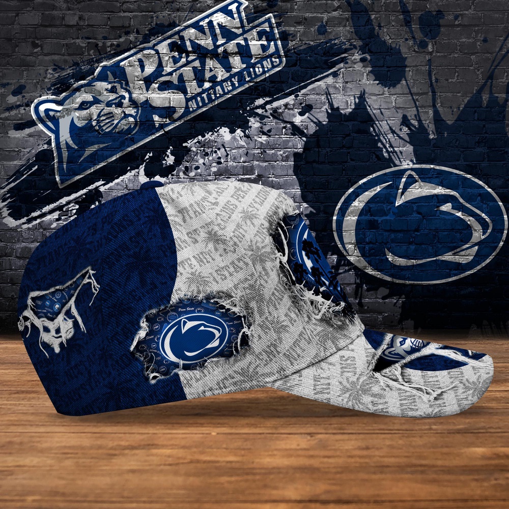 Customized NCAA Penn State Nittany Lions Baseball Cap Sporty Elegance Vibes Customized NCAA Penn State Nittany Lions Baseball Cap Sporty Elegance Vibes