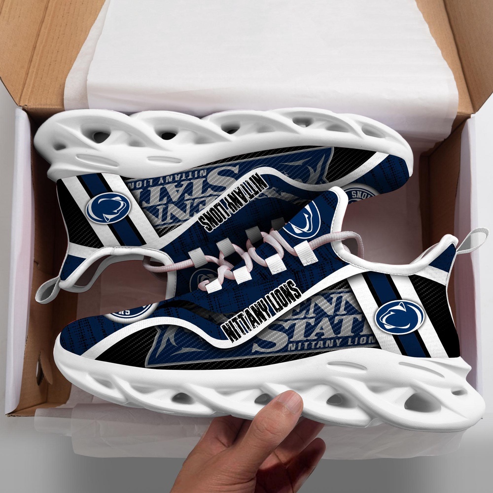 Customized NCAA Penn State Nittany Lions Sneaker Max Soul Shoes Stride Into Elegance Customized NCAA Penn State Nittany Lions Sneaker Max Soul Shoes Stride Into Elegance