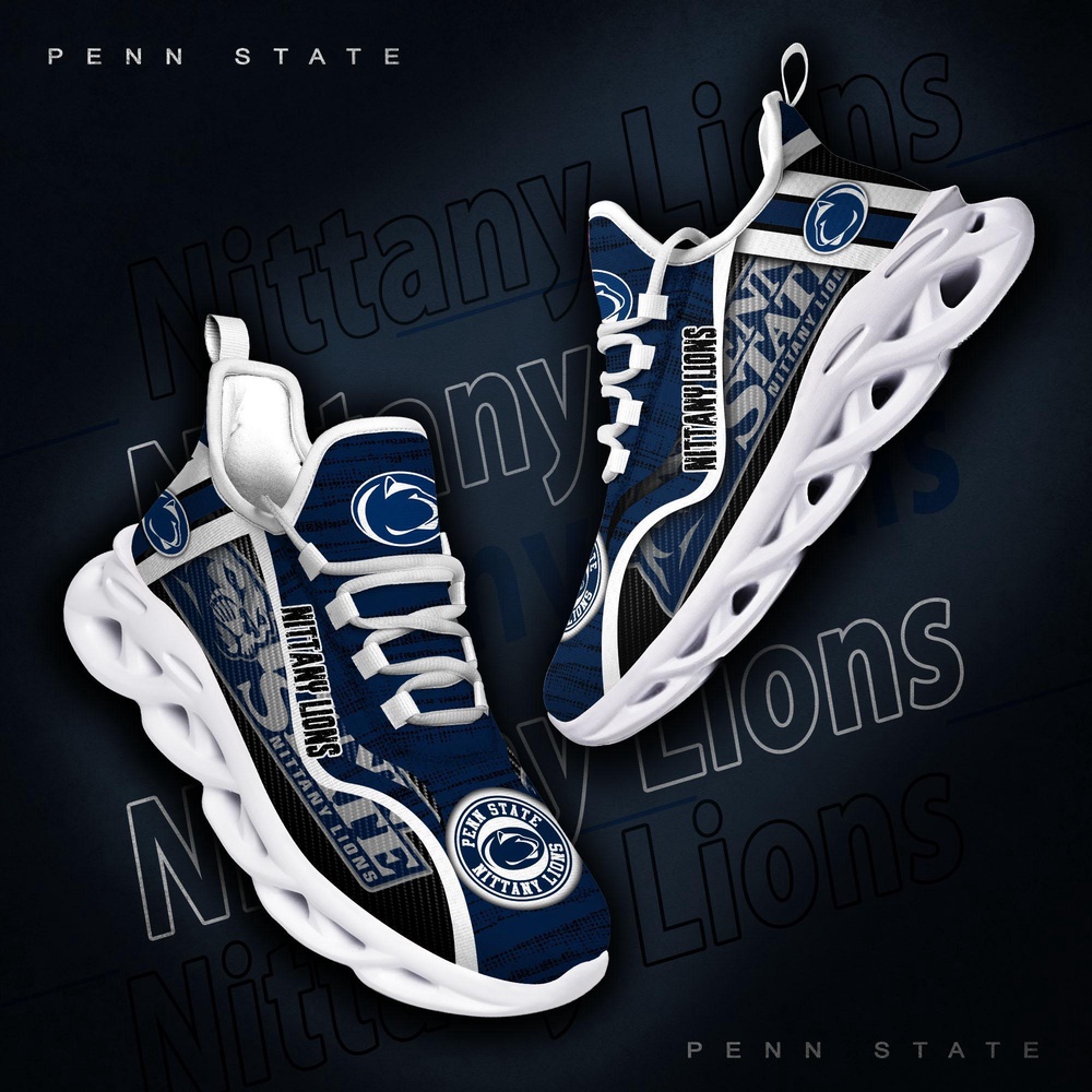 Customized NCAA Penn State Nittany Lions Sneaker Max Soul Shoes Stride Into Elegance Customized NCAA Penn State Nittany Lions Sneaker Max Soul Shoes Stride Into Elegance